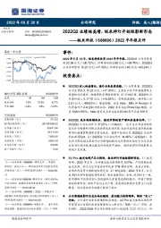 2022半年报点评：2022Q2业绩端高增，极米神灯开创投影新形态