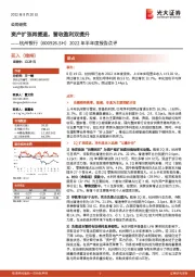2022年半年度报告点评：资产扩张再提速，营收盈利双提升