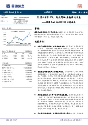 点评报告：Q2营收增长60%，智能驾驶+座舱高速发展