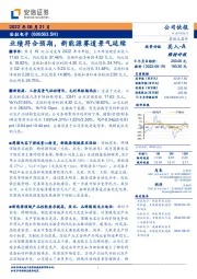 业绩符合预期，新能源赛道景气延续