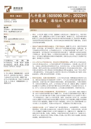 2022H1业绩高增,海陆双气源优势获验证