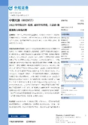 2022年中报点评：检测、磁材齐头并进，大基建+新能源助力业绩高增