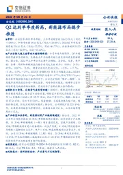 Q2达到单季度新高，新能源布局稳步推进