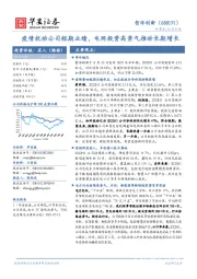 疫情扰动公司短期业绩，电网投资高景气推动长期增长