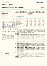 光伏业务进展顺利，TCO玻璃布局薄膜及钙钛矿组件