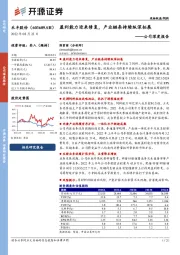 公司深度报告：盈利能力迎来修复，产业链条持续纵深拓展