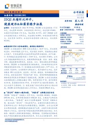 22Q2业绩环比回升,健康硬件&松霖家稳步拓展