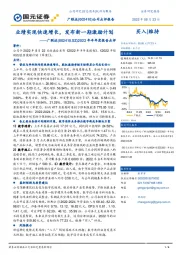 2022年半年度报告点评：业绩实现快速增长，发布新一期激励计划