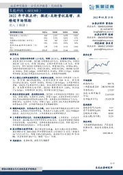 2022年中报点评：微逆+关断营收高增，业绩超市场预期