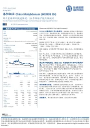 两大重磅项目提速推进，23年铜钴产能大幅跃升