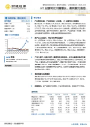 H1业绩同比大幅增长，盈利能力强劲