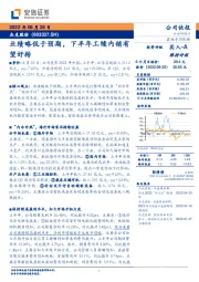 业绩略低于预期， 下半年工缝内销有望好转