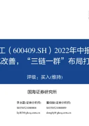 2022年中报点评:Q2业绩环比改善,“三链一群”布局打开成长空间