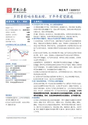 多因素影响当期业绩,下半年有望提速