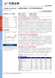 公司信息更新报告:业绩符合预期,H2有望迎来强势反弹
