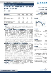 2022中报点评：业绩大超预期，行业β受疫情冲击下公司α彰显