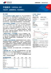 中报点评：业绩短期承压，研发持续投入