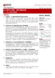 2022中报点评报告：Q3或环比改善，新区域新动能