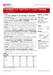 迈为股份点评：中报业绩增长57%；期待下半年HJT行业扩产招标提速