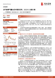 2022年半年报点评：油气高景气叠加成本管控优秀，2022H1业绩大增