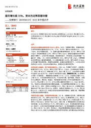 2022年中报点评:盈利增长超30%,资本充足率显著改善