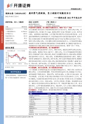 国联证券2022年中报点评：盈利景气度较强，员工持股计划激发活力