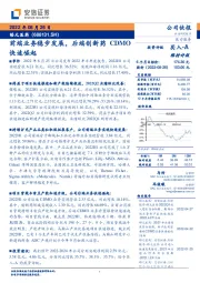 前端业务稳步发展，后端创新药CDMO快速崛起