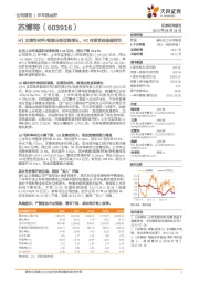 H1功能性材料/检测业务逆势增长，H2有望受益基建弹性