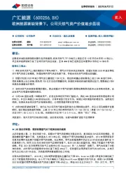欧洲能源紧缺背景下,公司天然气资产价值逐步显现
