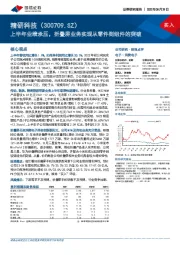 上半年业绩承压，折叠屏业务实现从零件到组件的突破