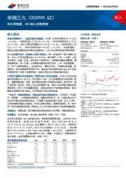 处方药恢复，CHC核心优势持续