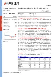 公司首次覆盖报告：半绝缘碳化硅衬底龙头，进军导电型衬底大市场