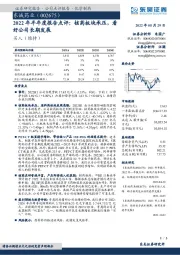 2022年半年度报告点评：核药板块承压，看好公司长期发展