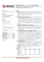 公司简评报告:量价提升费用优化,“水风光”协同促未来发展
