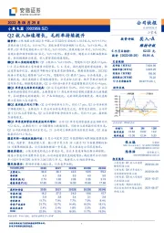 Q2收入加速增长，毛利率持续提升