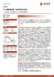 2022年中报点评：Q2业绩增速放缓，品类竞争更为明显