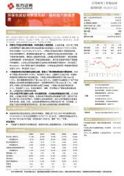 环保包装业务表现亮眼,盈利能力稳步改善