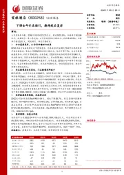 下调全年开店指引,期待疫后复苏
