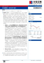 新股覆盖研究：华宝新能