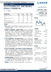 2022年半年度报告点评:疫情下稳步增长,穿刺龙头产品线持续丰富