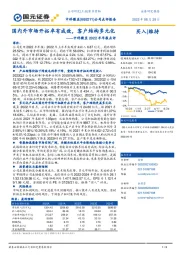 中科微至2022半年报点评:国内外市场开拓卓有成效,客户结构多元化