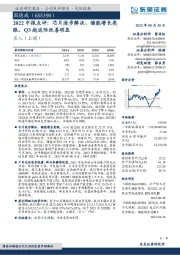 2022中报点评：芯片逐步解决、储能增长亮眼，Q3起边际改善明显