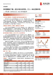 2022年中报点评:净利润略有下滑,成功中标长安项目,打入一体化压铸市场