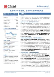 疫情带来严峻考验，坚定深化金融科技战略