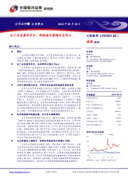 化工业务量价齐升,新能源长期增长空间大