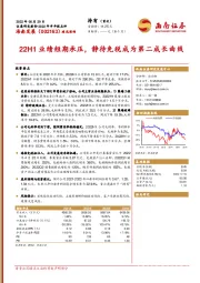 22H1业绩短期承压,静待免税成为第二成长曲线