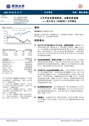 点评报告：上半年发电量创新高，业绩实现高增