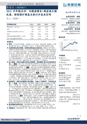 2022半年报点评：业绩高增长+现金流大幅改善，转型锂矿锂盐业务打开成长空间