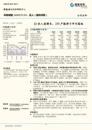 Q2收入高增长，IPO产能将于年内落地