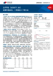 经营环境承压，二季度收入下滑26%